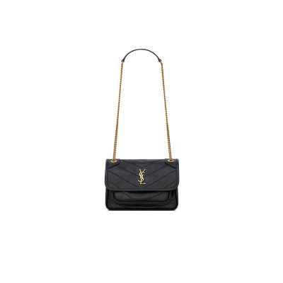 YSL NIKI MINI IN VINTAGE LEATHER 8460870EN071000 (18*12.5*5cm)